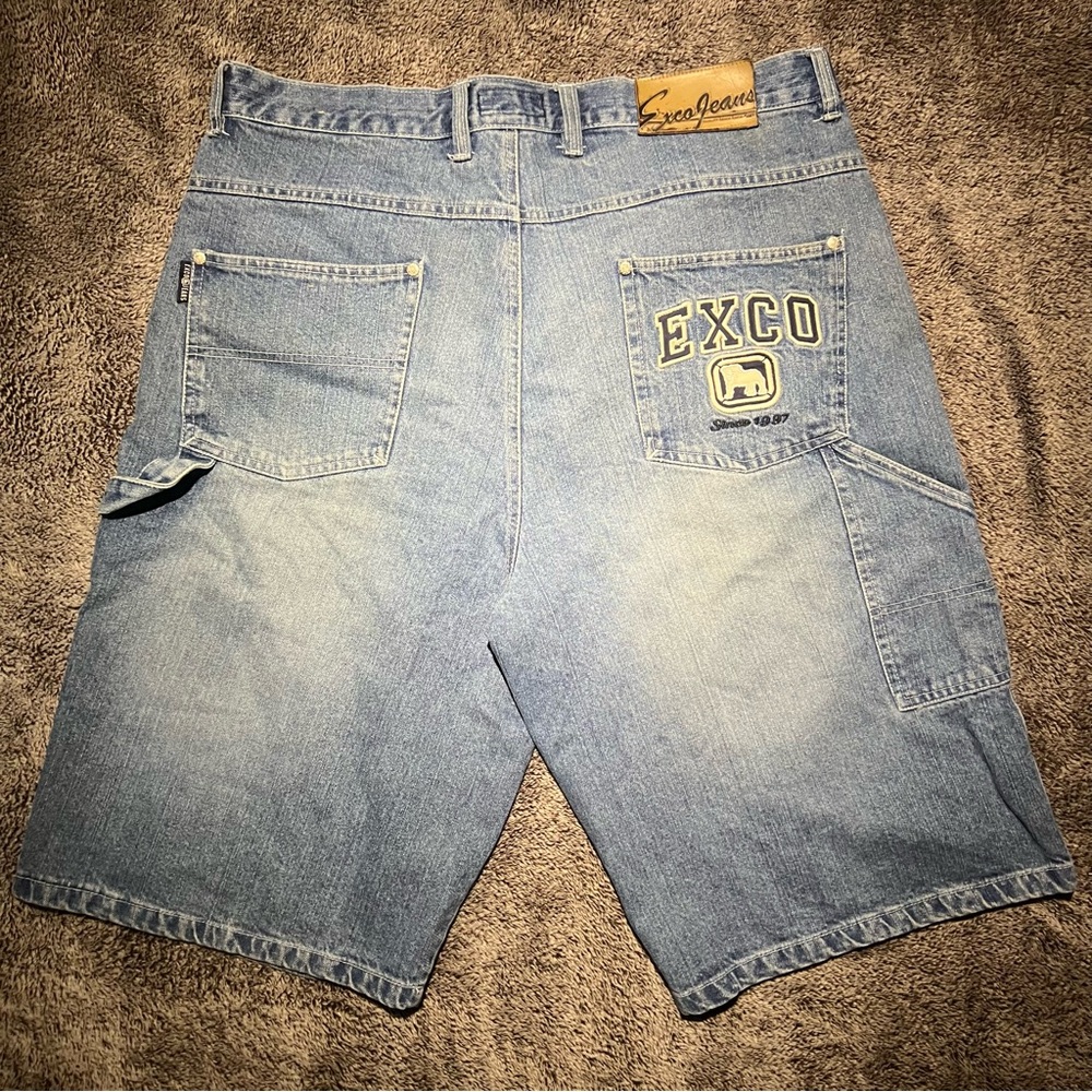 Exco baggy jean shorts